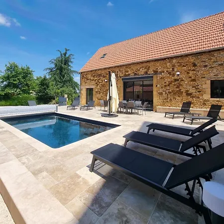 度假居 T6 Avec Piscine En Dordogne Nabirat